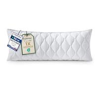 Utopia Bedding Cuscini trapuntati, (1, 40 x 90 cm, Bianco)