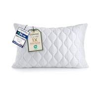Utopia Bedding Cuscini trapuntati, Cuscini trapuntati per letto e cuscini decorativi, Cuscini per divano. (1, Bianco, 50x75 cm)
