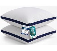 Utopia Bedding Cuscino da Letto con Soffietto, 65 x 65 cm Cuscino