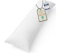 Utopia Bedding Cuscino per Dormire laterale 40x145 cm, Cuscino Lungo Per Gravidanza e Sostenere la Maternità, Cuscini Corpo (Bianco)