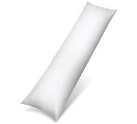 Utopia Bedding Cuscino per Dormire laterale 40x145 cm, Cuscino Lungo Per Gravidanza e Sostenere la Maternità, Cuscini Corpo (Bianco)