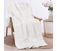 Utopia Bedding DuVerture gaufrée in cotone 300 GSM (Bianco - 152 x 127 cm), piumone morbido, leggero e traspirante per tutte le stagioni