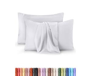 Utopia Bedding - Federe Set Di 2-40 x 80 Cm - Copricuscino In Poliestere - Morbida Spazzolata Microfibra Federe Con Chiusura A Busta - Bianco