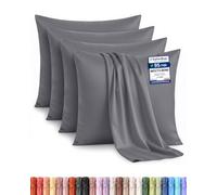 Utopia Bedding - Federe Set Di 4 Copricuscino - 50 x 50 cm - Grigio