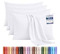 Utopia Bedding - Federe Set Di 4 Copricuscino - 50 x 75 cm - Bianco