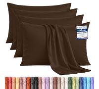 Utopia Bedding - Federe Set Di 4 Copricuscino - 50 x 75 cm - Marrone