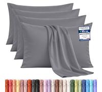Utopia Bedding - Federe Set Di 4 Copricuscino - 50 x 80 cm - Grigio