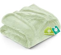 Utopia Bedding Fleece Blanket Twin Size Sage Green 300GSM Luxury Anti-Static Fuzzy Soft Microfiber Bed Blanket (60x80 Inch)