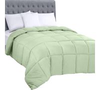 Utopia Bedding Ganzjahres-Bettdecke, 250 g/m , weiche, silikonisierte Faserf llung, Kingsize, kastenf rmig gen ht (King/Cal King, Salbeigr n)