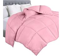 Utopia Bedding Inserto per piumino, trapuntato, con linguette angolari, alternativa trapuntata (Queen, rosa)