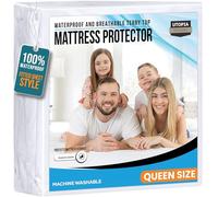 Utopia Bedding ipoallergenico 100% impermeabile coprimaterasso, Poliestere e misto poliestere, Queen