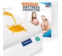 Utopia Bedding ipoallergenico 100% impermeabile coprimaterasso, Poliestere e misto poliestere, White, Twin XL