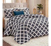 Utopia Bedding King Comforter Set Grey, Printed Comforters King Size, 3 Piece Lightweight All Season Down Alternative Bedding Set with 1 Comforter (90 x 102 in) and 2 Pillow Shams (20 x 36 in)