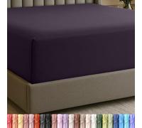 Utopia Bedding Lenzuolo con angoli per letto king size, con angoli extra profondi, adatto per materassi fino a 53,3 cm, resistente al restringimento e allo scolorimento, facile da pulire, solo 1