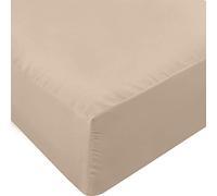 Utopia Bedding Lenzuolo con angoli per letto queen size, con tasca profonda, in morbida microfibra, resistente al restringimento e allo sbiadimento, facile da pulire, 1 lenzuolo con angoli (beige)
