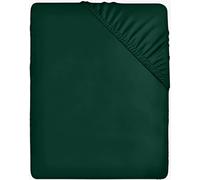 Utopia Bedding Lenzuolo con Angoli Una Piazza - 90x200cm - Smeraldo - Microfibra di Poliestere Spazzolato - Lenzuolo Sotto Singolo con Angoli Elasticizzato