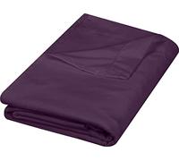 Utopia Bedding Lenzuolo senza angoli, morbido tessuto in microfibra spazzolata, resistente al restringimento e allo sbiadimento, facile da pulire, solo 1 lenzuolo piano (king size, viola)