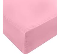 Utopia Bedding, lenzuolo sotto con angoli per letto queen size, tasca profonda, in morbida microfibra, resistente al restringimento e allo sbiadimento, facile da pulire, solo lenzuolo, colore: rosa