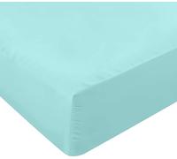 Utopia Bedding, lenzuolo sotto con angoli per letto queen size, tasca profonda, in morbida microfibra, resistente a restringimento e sbiadimento, facile da pulire, solo lenzuolo, colore: blu spa