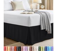 Utopia Bedding Mantovana giroletto a pieghe quadrupla, in microfibra vellutata spazzolata, confortevole, resistente alle pieghe, allo sbiadimento, alle macchie e alle abrasioni, qualità alberghiera
