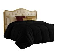 Utopia Bedding Piumino 259 x 229 cm, Piumone Leggero per Letto Matrimoniale, 100% Imbottitura in Fibra Cava, Trapunta in Microfibra per Tutte le Stagioni (Nero)