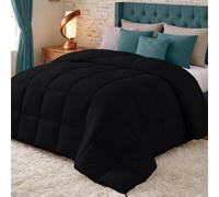 Utopia Bedding Piumino Caldo Letto matrimoniale, 200x200 cm, Nero