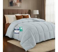 Utopia Bedding Piumino estivo, 200x200 cm, Grigio Chiaro