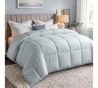 Utopia Bedding Piumino estivo, 200x200 cm, Grigio Chiaro | Piumino 200 g/m² Con Imbottitura Morbida, Progettato Per Garantire Comfort, Freschezza e Riposo Ottimale Ogni Notte Serena