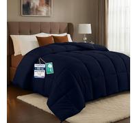 Utopia Bedding Piumino Estivo Per Letto Matrimoniale, 200x200 cm, Navy