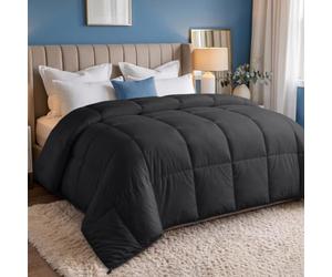 Utopia Bedding Piumino Estivo Per Letto Matrimoniale, 220x240 cm, Grigio