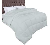 Utopia Bedding Piumino Singolo 135 x 200 cm 370 GSM, Trapunta Letto 100% Microfibra (Grigio Chiaro)