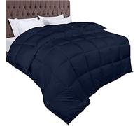 Utopia Bedding Piumone 200 x 220 cm 370 gsm, Piumino Una Piazza e Mezza, Trapunta 100% Microfibra (Blu Navy)