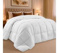 Utopia Bedding Piumone 218 x 208 cm, Piumino Una Piazza e Mezza, Trapunta Una Piazza e Mezza 100% Microfibra (Bianco)