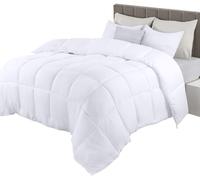 Utopia Bedding Piumone 220x260 cm, Trapunta in morbida microfibra (Bianco)