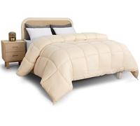 Utopia Bedding Piumone in microfibra offre comfort per tutto l'anno grazie al suo design incredibilmente morbido e resistente. (Beige, 220x240 cm)