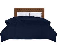 Utopia Bedding Piumone Primavera/Estivo, Piumino Leggero, Trapunta Primavera/Estivo 100% Microfibra in Fibra Cava Blu Navy, 220x260 cm