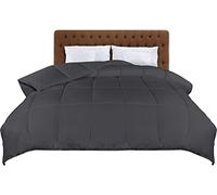 Utopia Bedding Piumone, Primavera/Estivo Piumino, Piumino Leggero, Trapunta Primavera/Estivo 100% Microfibra in Fibra Cava (Primavera/Estivo) (Grigio, 200x200 cm)
