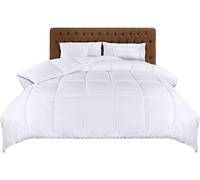 Utopia Bedding Piumino 135 x 200 cm, Piumone Leggero per Letto Singolo, Trapunta in Microfibra per Tutte le Stagioni, 100% Imbottitura in Fibra Cava (Bianco)