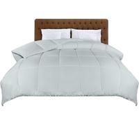 Utopia Bedding Piumone, Primavera/Estivo Piumino, Piumino Leggero, Trapunta Primavera/Estivo 100% Microfibra in Fibra Cava (Primavera/Estivo) (Grigio Chiaro, 200x200 cm)