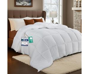 Utopia Bedding Piumone, Primavera/Estivo Piumino, Piumino Leggero, Trapunta Primavera/Estivo 100% Microfibra in Fibra Cava (Primavera/Estivo) (Bianco, 200x200 cm)