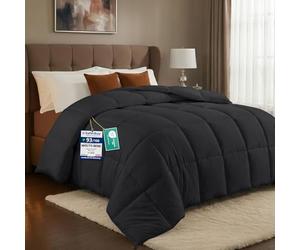 Utopia Bedding Piumone, Primavera/Estivo Piumino, Piumino Leggero, Trapunta Primavera/Estivo 100% Microfibra in Fibra Cava (Primavera/Estivo) (Grigio, 220x240 cm)