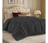 Utopia Bedding, Piumone senza copertura da 4,5 Tog, in microfibra morbida e traspirante, ideale per la stagione fredda, lavabile in lavatrice (grigio, queen size (confezione da 1)