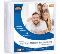 Utopia Bedding Premium Waterproof Bed Bug Mattress Cover, Full Zippered Mattress Protector, 10 Inches Deep, Dust Mite Proof 6-Sided Mattress Encasement for Bed