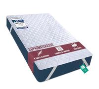 Utopia Bedding Protezione per materasso trapuntata con cinghia elastica 135x190 cm, Coprimaterasso fino a 38 CM di profondità, Topper per letto (Bianco)