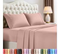 Utopia Bedding Queen Bed Sheets Set - 4 Piece Bedding - Brushed Microfiber - Shrinkage and Fade Resistant - Easy Care (Queen, Blush Pink)