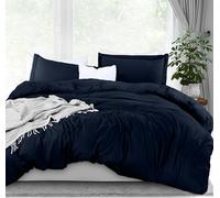 Utopia Bedding Set copripiumino in microfibra da 3 pezzi (king size, blu navy)