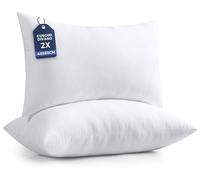 Utopia Bedding Set di 2 Cuscini, 40 x 60 cm Imbottitura per Cuscino, Cuscini Divano, Cuscino Interno (Bianco)