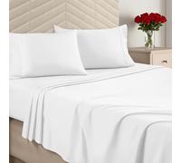 Utopia Bedding Set di lenzuola per letto queen size, in microfibra spazzolata, morbide, lussuose lenzuola con lenzuolo con angoli, lenzuolo piatto e 2 federe, lenzuola per letto queen size con tasca