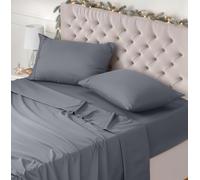 Utopia Bedding Set Lenzuola Letto Matrimoniali 4 Pezzi 180x200 cm Spazzolata