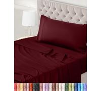 Utopia Bedding Set Lenzuola Letto Singolo 3 Pezzi 90x190 cm Spazzolata Poliestre